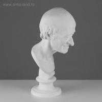 Гипсовая фигура Голова Вольтера, 20 х 26 х 48 см