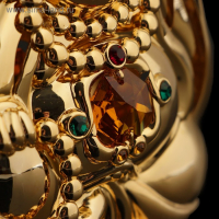 Сувенир &laquo;Будда&raquo;, 9,5&times;8&times;3,5 см, с кристаллами