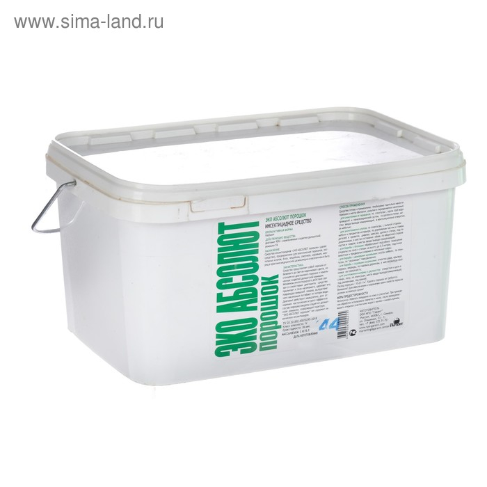 Средство от всех видов ползающих насекомых (концентрат) Эко Абсолют порошок, ведро 3 кг