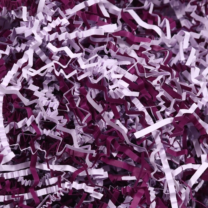 Наполнитель бумажный &laquo;Баклажан&raquo;, фиолетовый и сиреневый, 50 г