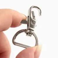 Карабины металл 8гр 4,2*2,5см/20*3мм (наб 2шт цена за наб) серебряный TR