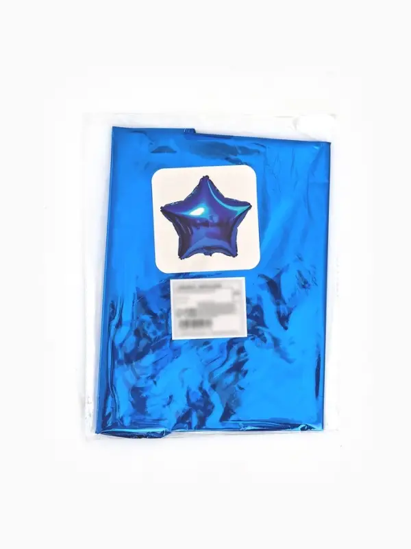 Воздушные шары фольгированные 18" "Звезда" цвет синий, набор 5 штук