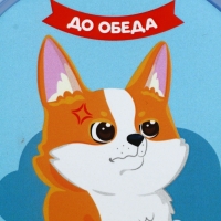 Ланч - бокс с 4 секциями &laquo;До/после обеда&raquo;, 23 х 17 х 5,5 см, голубой