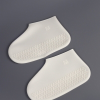 Чехлы для обуви, силиконовые, р-р M (35-39), 24,5 см, пара, цвет белый Чехлы для обуви, силиконовые, р-р M (35-39), 24,5 см, пара, цвет белый