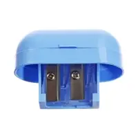 Точилка 2 отверстия с контейнером, ErichKrause Case Duo, Pastel Bloom, пластик, МИКС