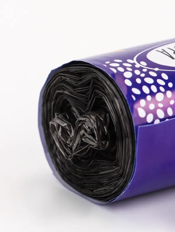 Мешки для мусора 30 л, ПНД, 10 мкм, 30 шт в рул, цвет черный