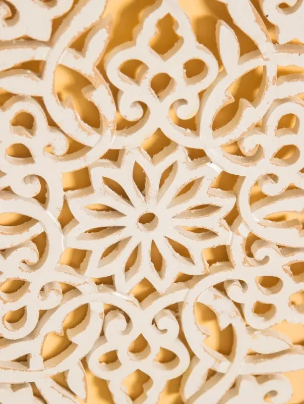 Панно &laquo;Мандала&raquo;, 40&times;41&times;1 см, МДФ, бежевое