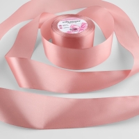 Лента атласная, 50 мм &times; 23 &plusmn; 1 м, цвет розовое золото №146