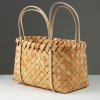 Набор корзин плетеных, 40x26xH24/45 см, 33x21xH23/41 см, 2 шт, секвойя Набор корзин плетеных, 40x26xH24/45 см, 33x21xH23/41 см, 2 шт, секвойя