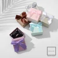 Коробочка подарочная под серьги/кольцо &laquo;Бант атласный&raquo;, 5&times;5, МИКС