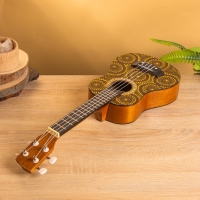 Сувенирный музыкальный инструмент Укулеле &laquo;Туземец&raquo;, 55 см, махагон, дерево