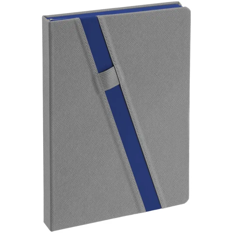 Ежедневник Rubikon на заказ, недатированный серо-синий