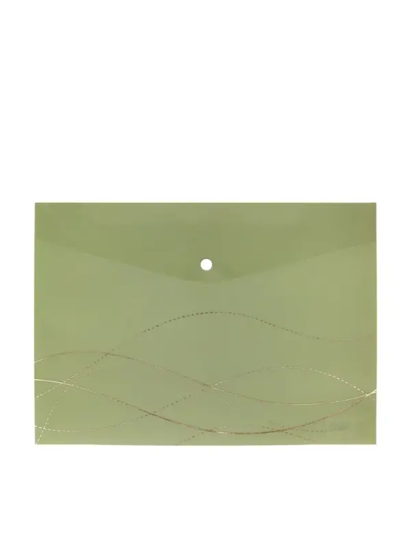 Папка-конверт на кнопке формат А4 180мкр блестящая МИКС Волны  (штрихкод на штуке)