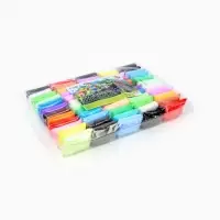 Пластилин воздушный &laquo;Пиксели&raquo;, 60 цветов