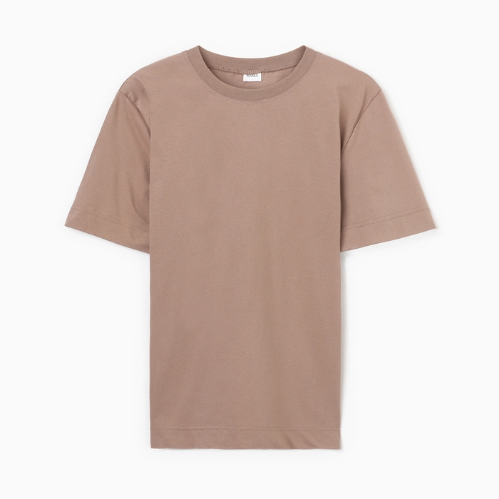 Футболка мужская MINAKU: Basic line MAN цвет бежевый, размер 44