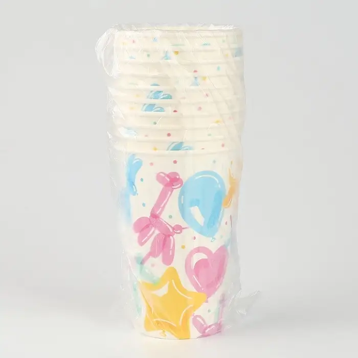 Стакан одноразовый бумажный &laquo;Воздушные шары&raquo;, 400 мл