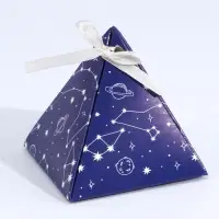 Коробка бонбоньерка, упаковка подарочная, &laquo;Космос&raquo;, 7 х 7 х 7,5 см