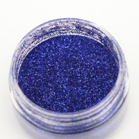 Пищевые блёстки КондиМир крупной фракции, сапфировые, 10 г