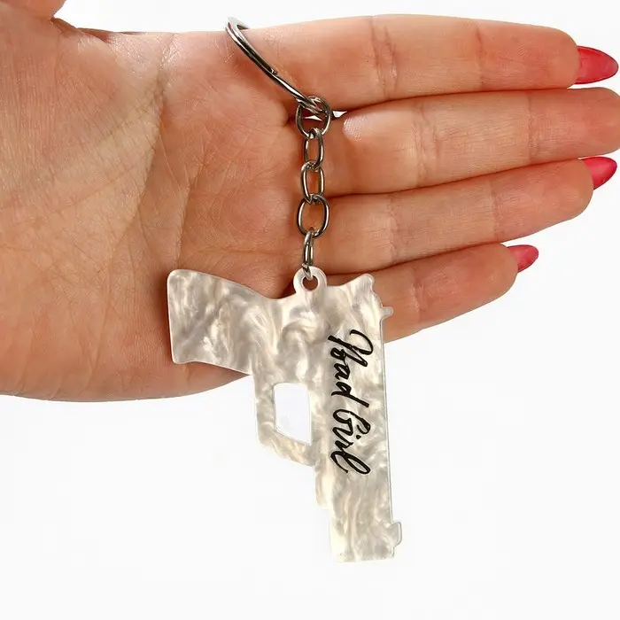 Брелок для ключей акриловый &laquo;Bad gir&raquo;, 4,4 х 6 см