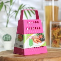 Тёрка четырёхгранная &laquo;Яркость цвета&raquo;, 16 см, цвет МИКС