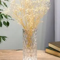 Ваза стекло настольная "Шерри" ромбы, 24,5х10,5 см, прозрачный