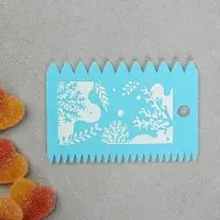 Шпатели кондитерские, набор &laquo;Море&raquo; 11,5&times;8 см, 11.2&times;6.5 см, 10&times;7 см, 3 шт