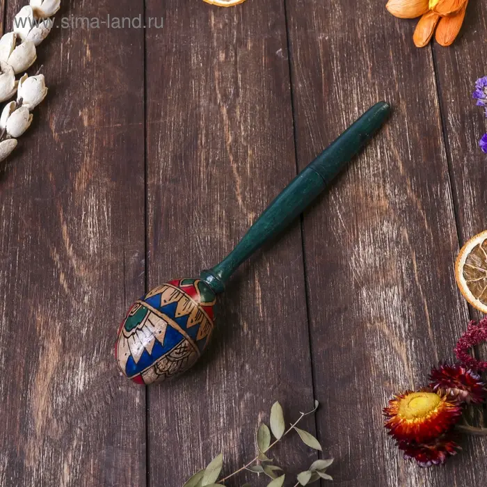 Сувенирный музыкальный инструмент &laquo;Маракас&raquo;, 20&times;5&times;5 см, МИКС