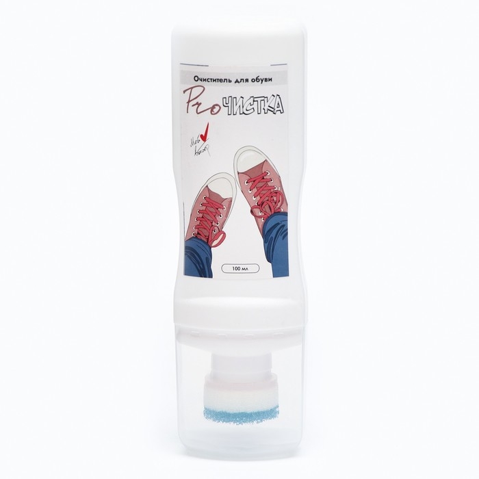 Шампунь для обуви с губкой-аппликатором, 100 мл Шампунь для обуви с губкой-аппликатором, 100 мл