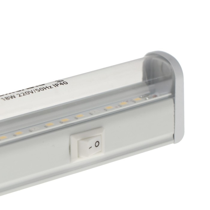 Фитосветильник для растений Uniel &laquo;ФитоЛето&raquo;, светодиодный, 18 Вт, 560 мм, IP40, 240 В, с выключателем, полноспектральный