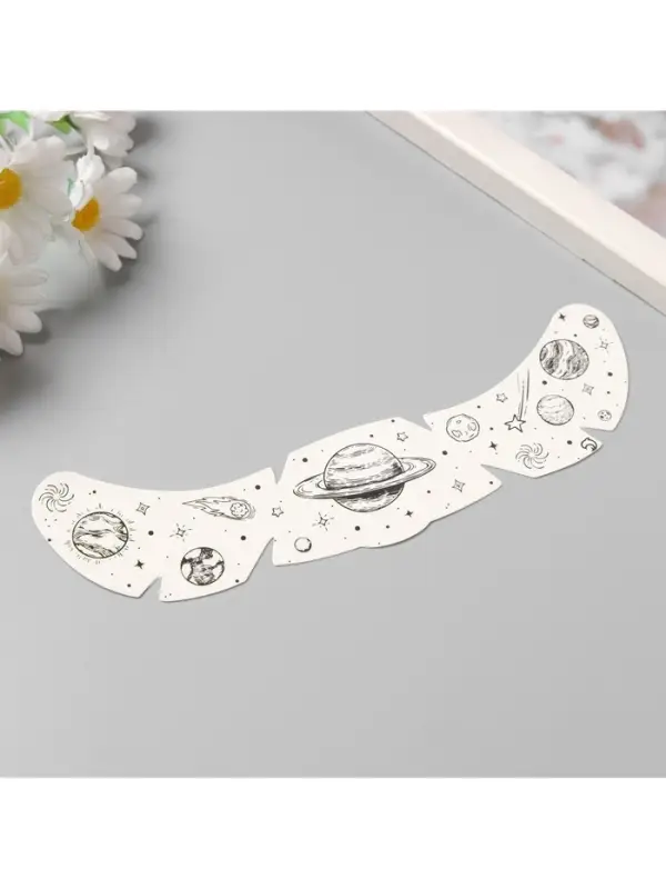 Переводная тату на тело чёрная &laquo;Веснушки. Космос&raquo;, 16&times;5 см