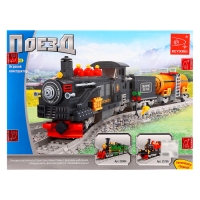Конструктор &laquo;Классический паровоз&raquo;, 586 деталей