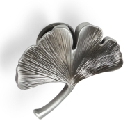 Ручка-кнопка CAPPIO PRO "Листок" 54 x 50  мм, цвет стар. серебро