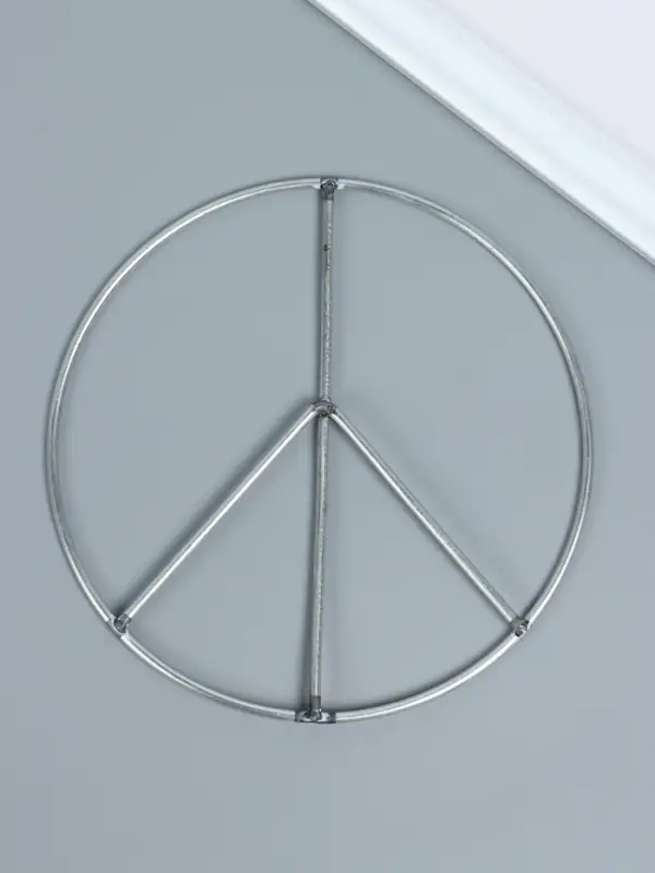 Основа для изготовления ловца снов металл "Пацифик" набор 2 шт d= 14,5 см 0,3х14,5х14,5 см   1088850