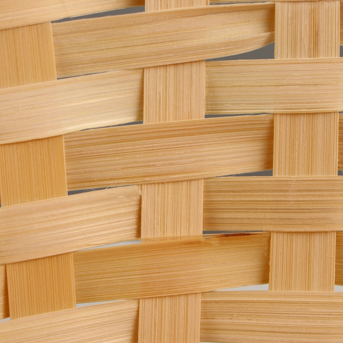 Корзина плетёная , 30х22 x H13/49см, бамбук, натуральный Корзина плетёная , 30х22 x H13/49см, бамбук, натуральный