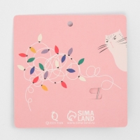 Брошь новогодняя &laquo;Ёлка&raquo; на подставке, цветная в серебре