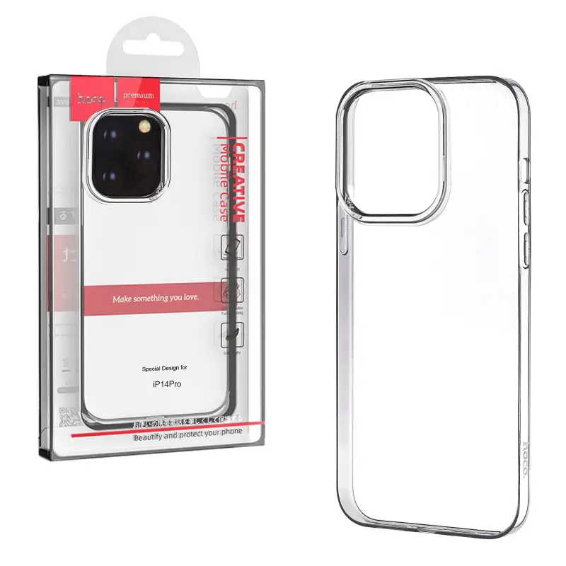 Чехол iPh 14 Pro (6.1) Hoco TPU прозрачный