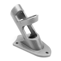 Флагшток &ndash; кронштейн, уличный, настенный,  d-2.6 см, глубина 10 и 8 см, 11 х 9.5 см