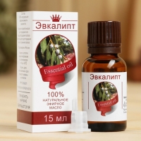 Эфирное масло &laquo;Эвкалипт&raquo;, флакон- капельница, аннотация, 15 мл, дезинфицирующее
