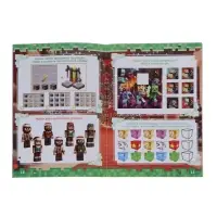 Подарок на новый год для детей &laquo;Кубический сюрприз&raquo; подарочный набор книг, 3д наклейки, очки, свечка, фигурки