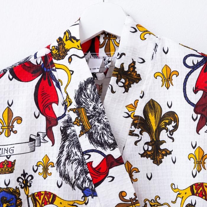 Халат мужской удлиннный Этель Халат мужской удлиннный Этель "Настоящий мужчина" размер 58-60, вафля 200г/м2, 100% хлопок