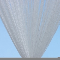 Штора - занавеска декоративная, нитяная, 300&times;300 см, цвет белый