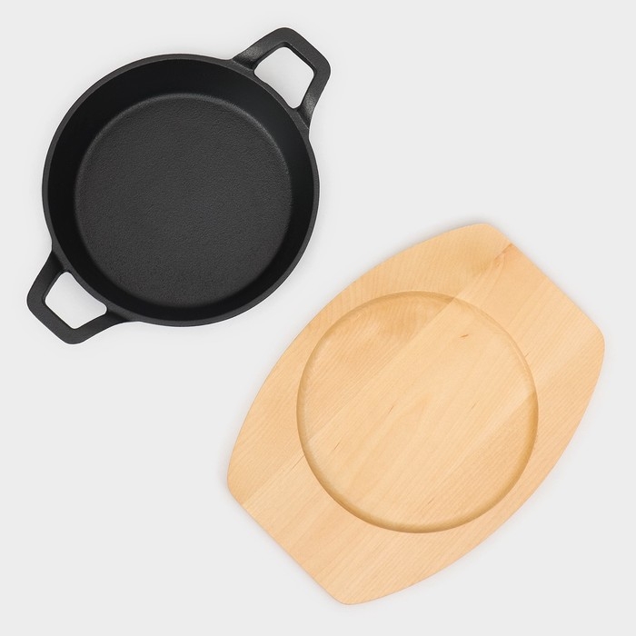 Сковорода чугунная Magma &laquo;Далат&raquo;, 25&times;18&times;4 см