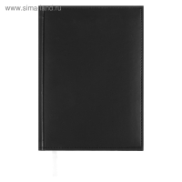 Ежедневник недатированный А5, 160 листов "Вивелла", обложка искусственная кожа, перфорация углов, чёрный