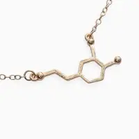 Кулон на цепочке &laquo;Молекула 01&raquo;, цвет золото