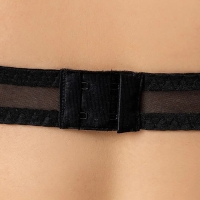 Бюстгалтер женский сетка, цвет черный, размер 80В