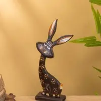 Сувенир на подставке &laquo;Заяц&raquo;, 12&times;4.5&times;24.5 см, дерево, МИКС