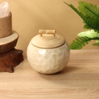 Банка для сыпучих продуктов 11х11х9,5 см, бамбук