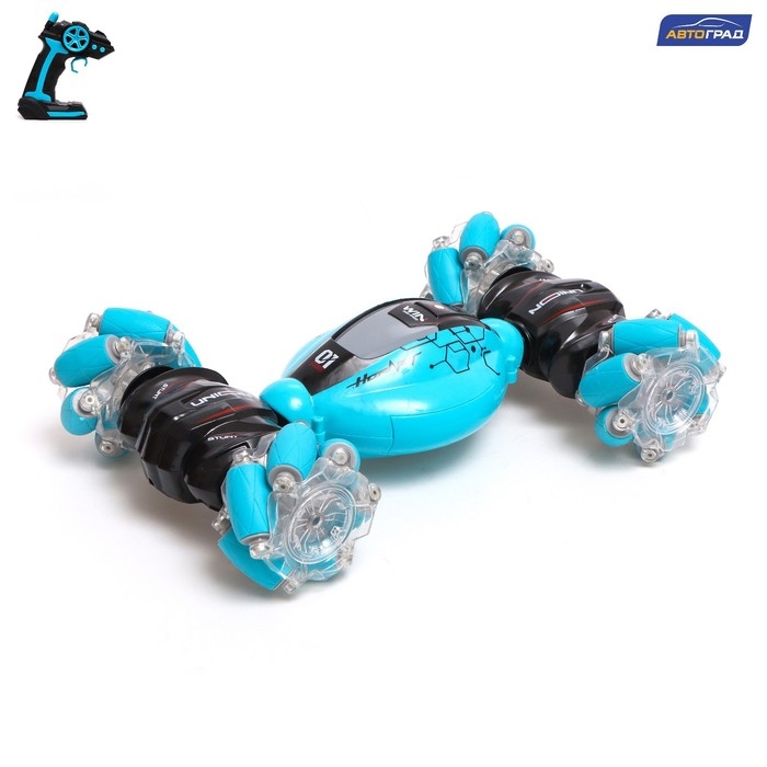 Перевёртыш радиоуправляемый CLIMBER, 1:16, 4WD, световые эффекты, работает от аккумулятора, цвет синий Перевёртыш радиоуправляемый CLIMBER, 1:16, 4WD, световые эффекты, работает от аккумулятора, цвет синий