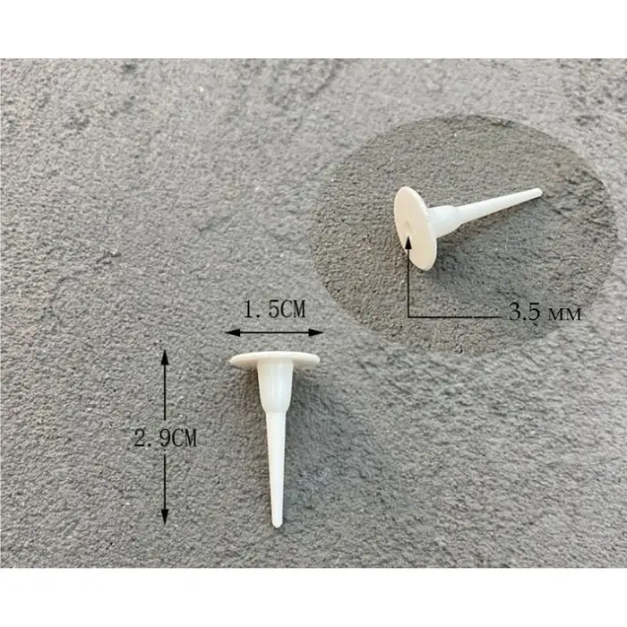 Основа для творчества и декора &laquo;Стержень с шляпкой&raquo;, набор 25 шт., размер 1 шт. &mdash; 2,9 &times; 1,5 см