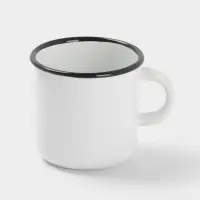 Кружка  0,25 л белая (без декора)